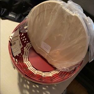 Longaberger Santa Belly Buffet Bowl Basket.